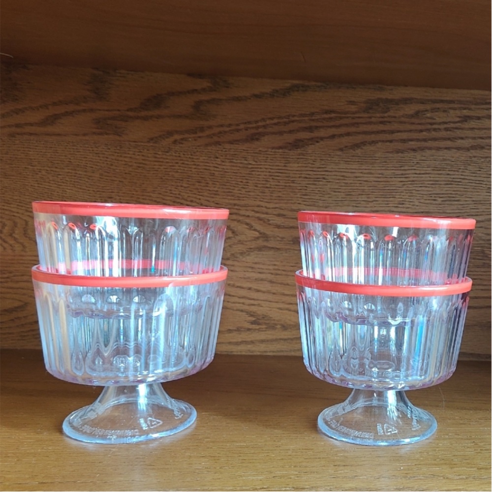 Hearth & Hand Clear dessert cups